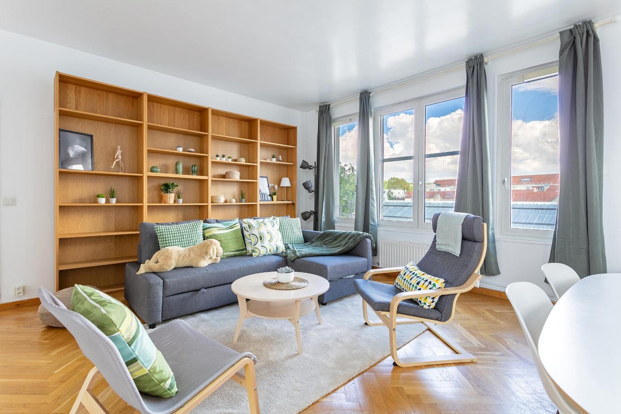Parisian Penthouse With Large Terrasse Apartment Пиерфитл-сюр-Сен Екстериор снимка